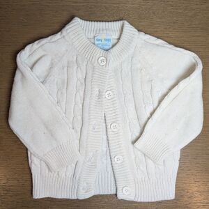 Vintage Tiny Togs By Mervyns Toddler Size 2 Cream Cardigan